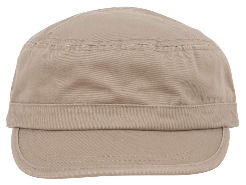 Mega Cap Enzyme Regular Solid Army Caps-Khaki W35S45D (One Size) - Image 3